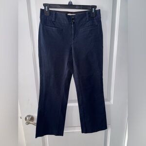 Anthropologie Navy Flare Pants size 0